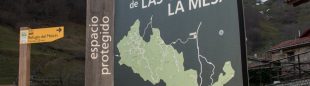Cartel del Parque Natural de las Ubiñas-La Mesa en Tuiza de Arriba.  (Daniel Muñoz)