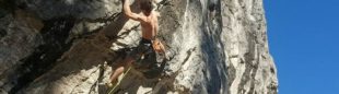 Adam Ondra en Meoise en Charmey 9a+.