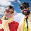 Carlos Soria y Luis Miguel López Soriano en el Dhaulagiri, otoño 2018.