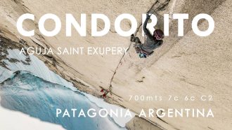 'Condorito' en la Aguja saint Exupery (Foto: Youtube).